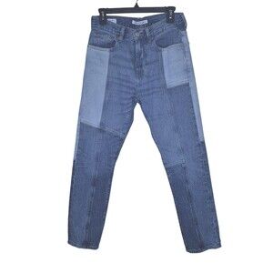 Pacsun Jeans Mens 29x30 Eco Indigo Slim Taper Patchwork